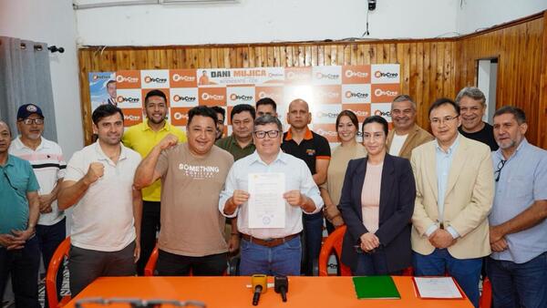 Proclaman candidatura de Dani Mujica a la Intendencia de Ciudad del Este
