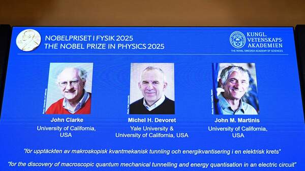 El Nobel de Física premia a descubridores del efecto túnel cuántico