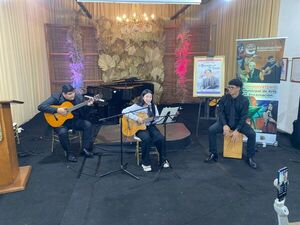 Clausura de talleres de arpa, guitarra y canto popular en el Centro Municipal de Arte