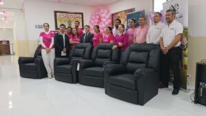 Hospital Día Oncológico recibe cuatro sillones donados para pacientes en tratamiento - Concepción al Día