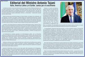 Editorial del Ministro Antonio Tajani: Italia, América Latina y el Caribe, juntos por el crecimiento - Espacio Reservado - ABC Color