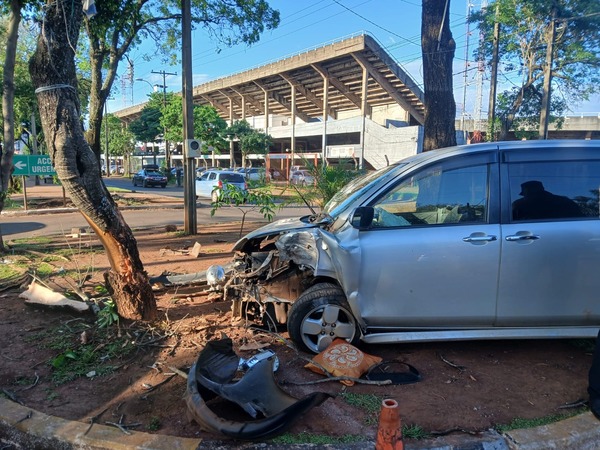 Mujer de 81 años choca contra un árbol tras sufrir un pico de presión - ADN Digital