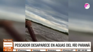 Pescador desapareció en aguas del río Paraná