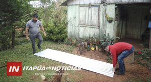 MUNICIPALIDAD DE TRINIDAD ASISTE A FAMILIAS AFECTADAS POR EL TEMPORAL