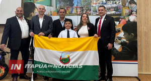 JAIME HINTERLEITNER ACOMPAÑÓ AL GANADOR NACIONAL DEL PROGRAMA ÑE’ẼRY