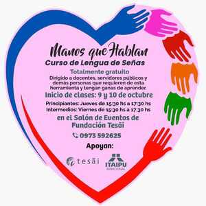 Curso gratuito de lengua de señas “Manos que hablan” iniciará segunda edición - ADN Digital