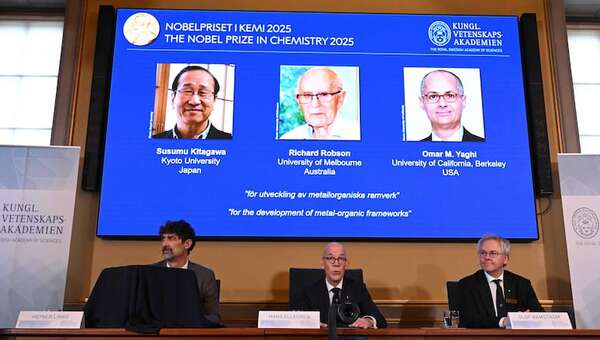 Nobel de Química para tres científicos por el desarrollo de estructuras metal-orgánicas - Ciencia - ABC Color