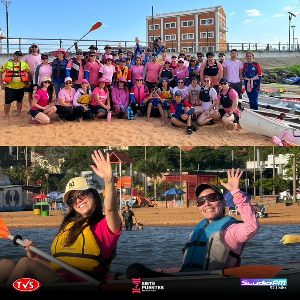 ENCARNACIÓN SE PREPARA PARA LA TERCERA EDICIÓN DE LA “REMADA ROSA” EN APOYO A PACIENTES ONCOLÓGICOS - «TVS DIGITAL»