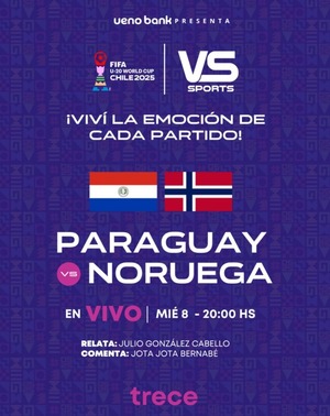 Copa Mundial Sub-20 de la FIFA: ¡Paraguay vs. Noruega se vive por El Trece! - trece