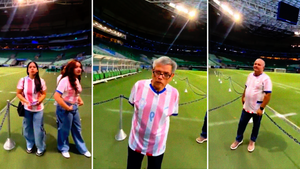 Video: Palmeiras, que denunció xenofobia, obligó a visitantes a esconder sus camisetas de la Albirroja