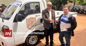 MUNICIPALIDAD DE SAN JUAN DEL PARANÁ INCORPORA NUEVO CAMIÓN UTILITARIO