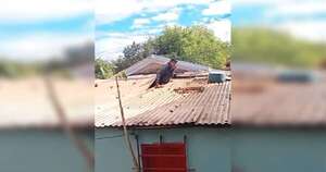 Diario HOY | Ladrones subieron al techo tras intentar robar una casa, uno logró huir esposado