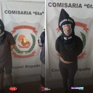 TRES URUGUAYOS DETENIDOS EN CORONEL BOGADO POR DISTURBIOS Y AGRESIÓN A POLICÍAS - «TVS DIGITAL»