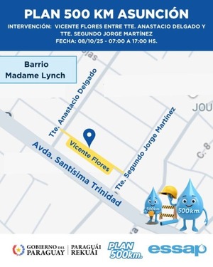 Essap avanza con la renovación de 500 kilómetros de tuberías en Asunción - ADN Digital