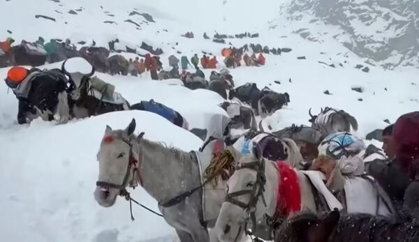 Rescatan a cientos de escaladores varados por tormenta de nieve en el Monte Everest