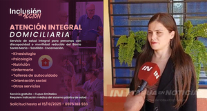 SERVICIO DE ATENCIÓN INTEGRAL DOMICILIARIA LLEGARÁ AL B° SANTA MARÍA SANTILLÁN