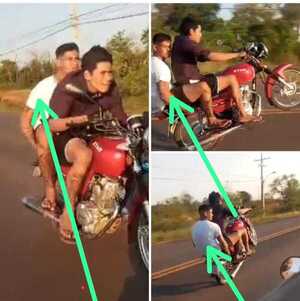 Detienen a joven que se viralizó realizando "wheelie" en la Ruta PY22 - Concepción al Día