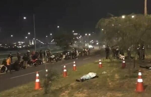 Fallece motociclista tras accidente en la Costanera Norte