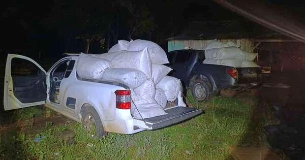 Diario HOY | Interceptan camionetas repletas de marihuana en Amambay: destino final era Brasil