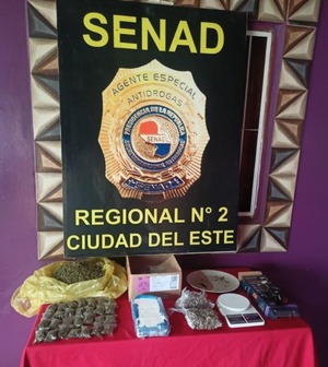 Desmantelan red de microtráfico en Ciudad del Este con más de 2.000 dosis incautadas - ADN Digital