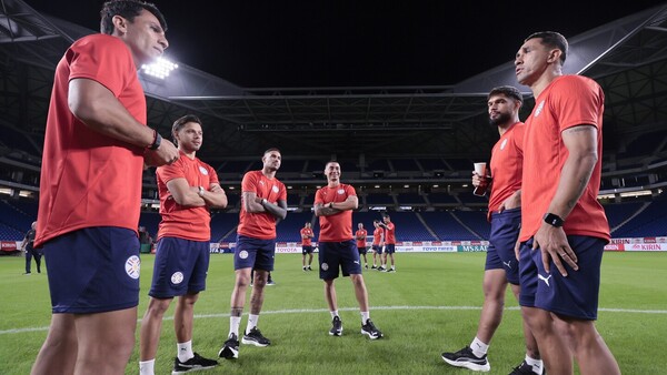 El equipo de Paraguay para enfrentar a Japón