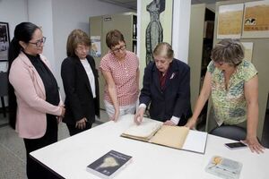 Representantes de la Comisión de Archiveros Sin Fronteras se interiorizaron sobre el Museo de la Justicia