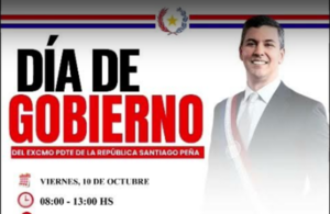 Jornada de gobierno de Santiago Peña en Independencia