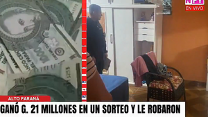 Ganó un sorteo, horas después la asaltaron y despojaron de G. 21 millones