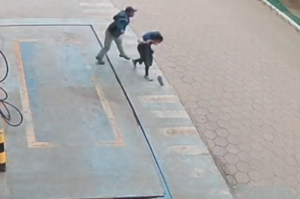 Una mujer recibió una brutal agresión por parte de su expareja en la vía pública - trece