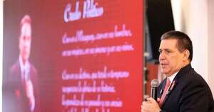 La Nación / Horacio Cartes insta a la unidad y a dejar atrás rencillas internas