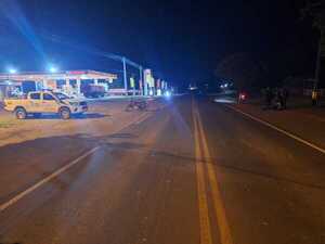 MOTOCICLISTA ALCOHOLIZADO CHOCÓ AL JEFE DE LA COMISARÍA DE CNEL. BOGADO
