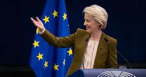 La Nación / Presidenta de la Comisión Europea supera dos mociones de censura