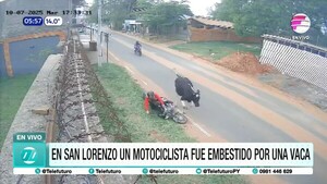 Insólito accidente en San Lorenzo