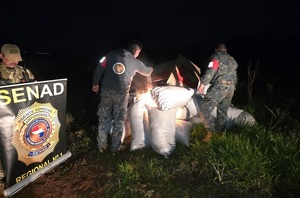 Interceptan camionetas cargadas con droga en Amambay