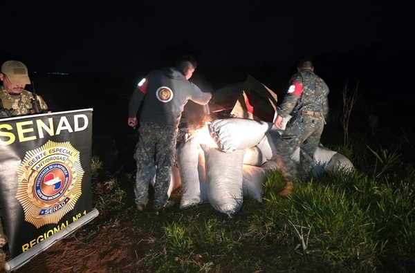 Interceptan camionetas cargadas con droga en Amambay