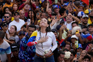 María Corina Machado, «ejemplo de coraje civil y de lucha contra la dictadura de Venezuela»