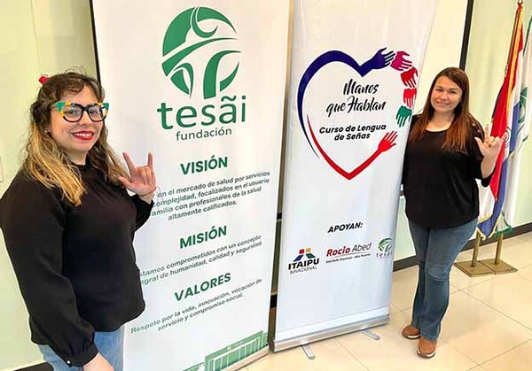 Plazas limitadas para el curso de Lengua de Señas en la Fundación Tesãi con apoyo de la Itaipú Binacional | DIARIO PRIMERA PLANA