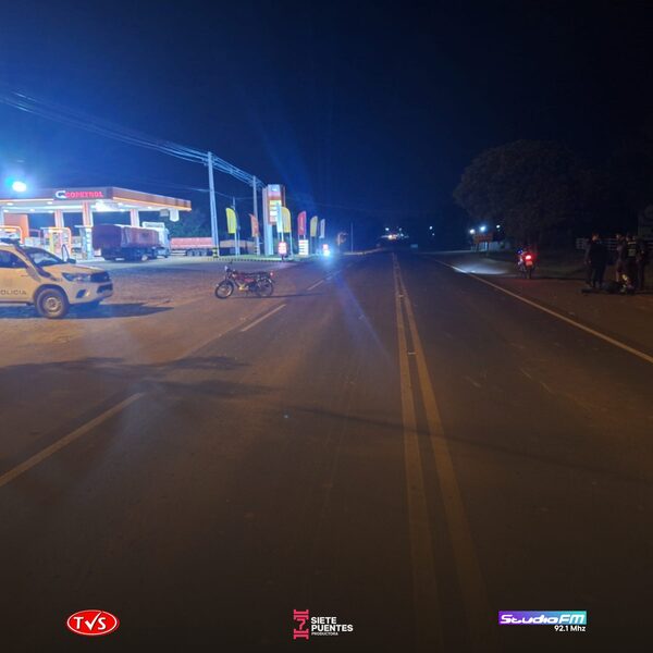 COMISARIO HERIDO TRAS SER ATROPELLADO POR MOTOCICLISTA EBRIO EN CONTROL VIAL - «TVS DIGITAL»