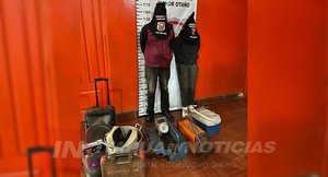 APREHENDEN A DOS PERSONAS Y RECUPERAN OBJETOS HURTADOS EN MAYOR OTAÑO