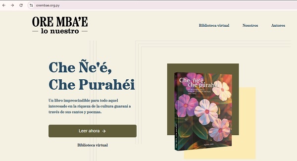 Biblioteca Oremba’e digitaliza 14.000 obras poéticas paraguayas