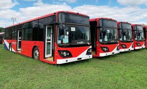 Buses eléctricos conectarán a Asunción con Luque y San Lorenzo •