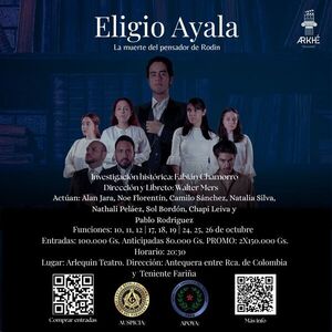 Presentan obra recordando a Eligio Ayala en el Arlequín Teatro