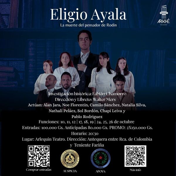 Presentan obra recordando a Eligio Ayala en el Arlequín Teatro