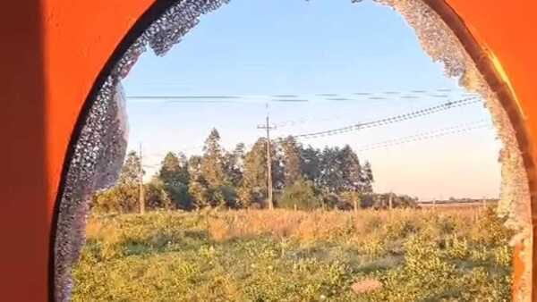 Vándalos atacan nuevamente garita en Isla Timbó de Santiago Misiones