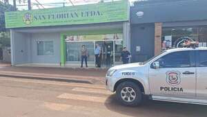 Video: así fue el asalto a una cooperativa en Obligado - Policiales - ABC Color