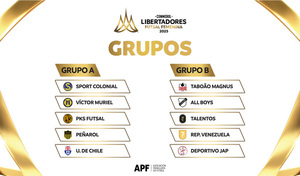 Grupos definidos para la CONMEBOL Libertadores de Futsal FIFA Femenina 2025