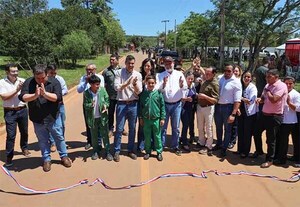 Gobierno impulsa obras viales en el departamento de Guairá, con financiamiento de Itaipú | DIARIO PRIMERA PLANA