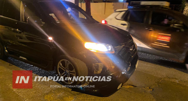 CONDUCTOR EBRIO PROVOCA TRIPLE COLISIÓN EN ENCARNACIÓN