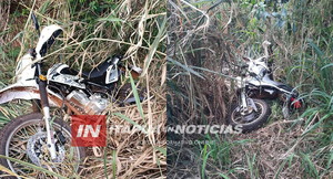 RECUPERAN MOTOCICLETA DENUNCIADA COMO HURTADA EN ALTO VERÁ