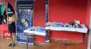 INCAUTAN DROGAS Y ARMAS TRAS ALLANAMIENTO EN SAN JUAN DEL PNÁ.